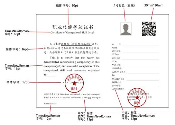 职业技能等级证书